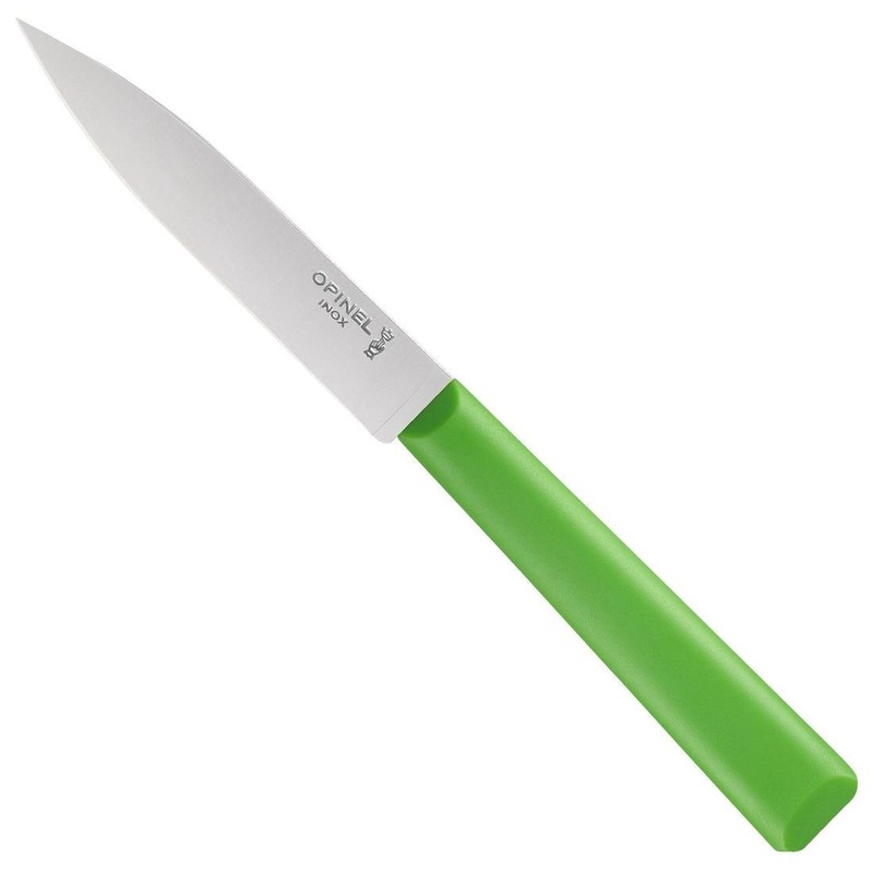 Opinel N312 Dishwasher Safe 3" Paring Knife: Green