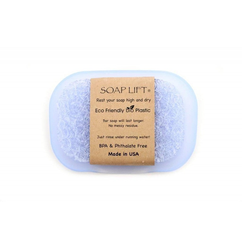 Soap Lift Waterfall Dish: Rectangular, Crystal