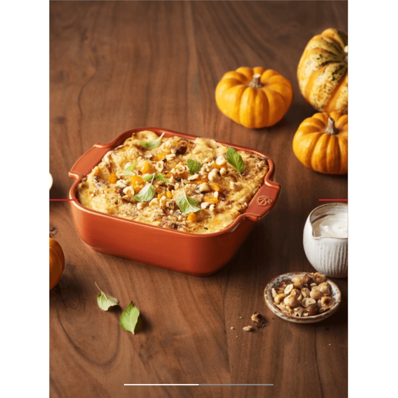 Peugeot Baker:  8.25" Square, Terracotta