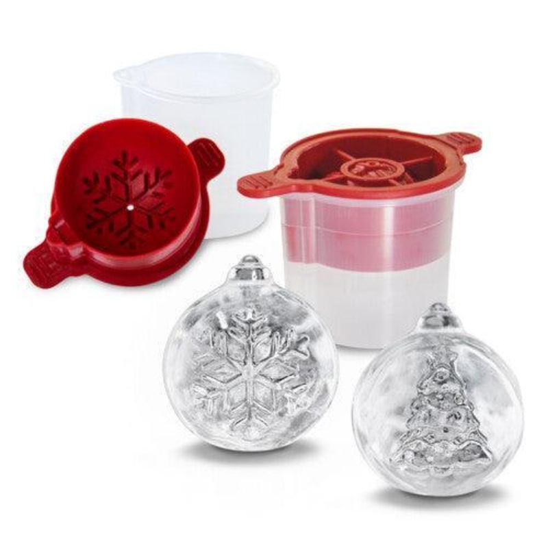 Tovolo Ice Molds (Set of 2): Tree & Snowflake Ornaments