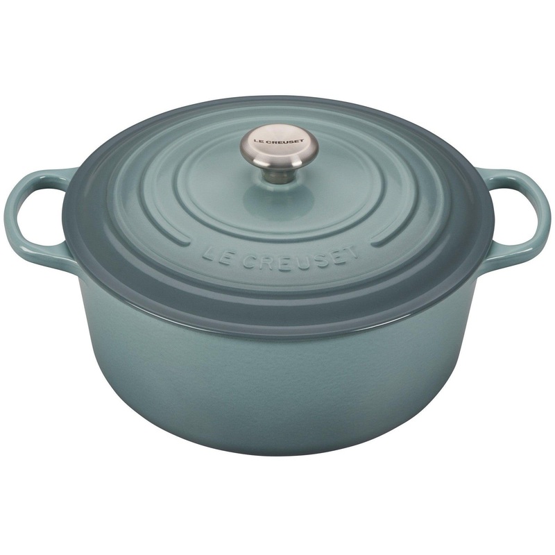 Le Creuset Round Dutch Oven:  9 QT, Sea Salt