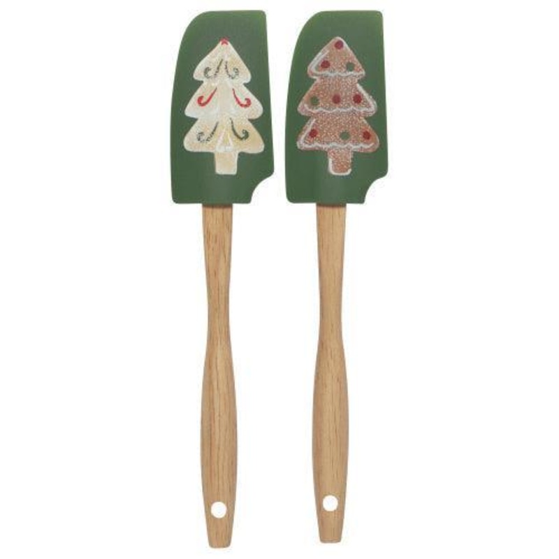 NOW Designs Mini Spatulas (Set of 2): Christmas Cookies