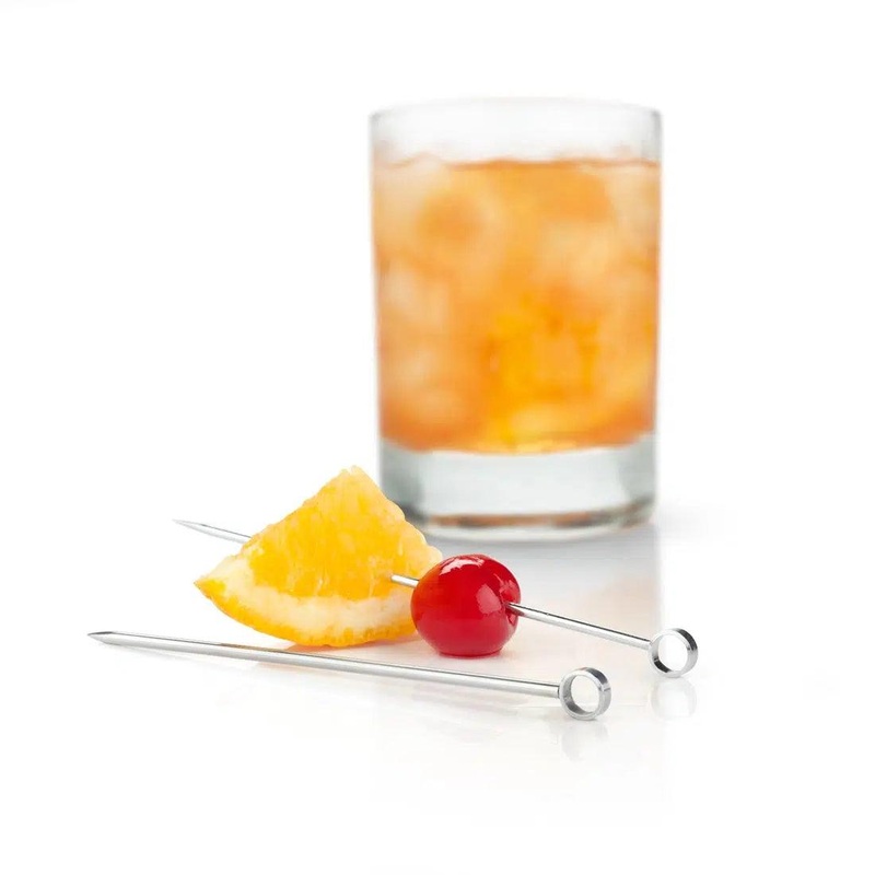 Viski Cocktail Picks (Set of 6): Stainless Steel