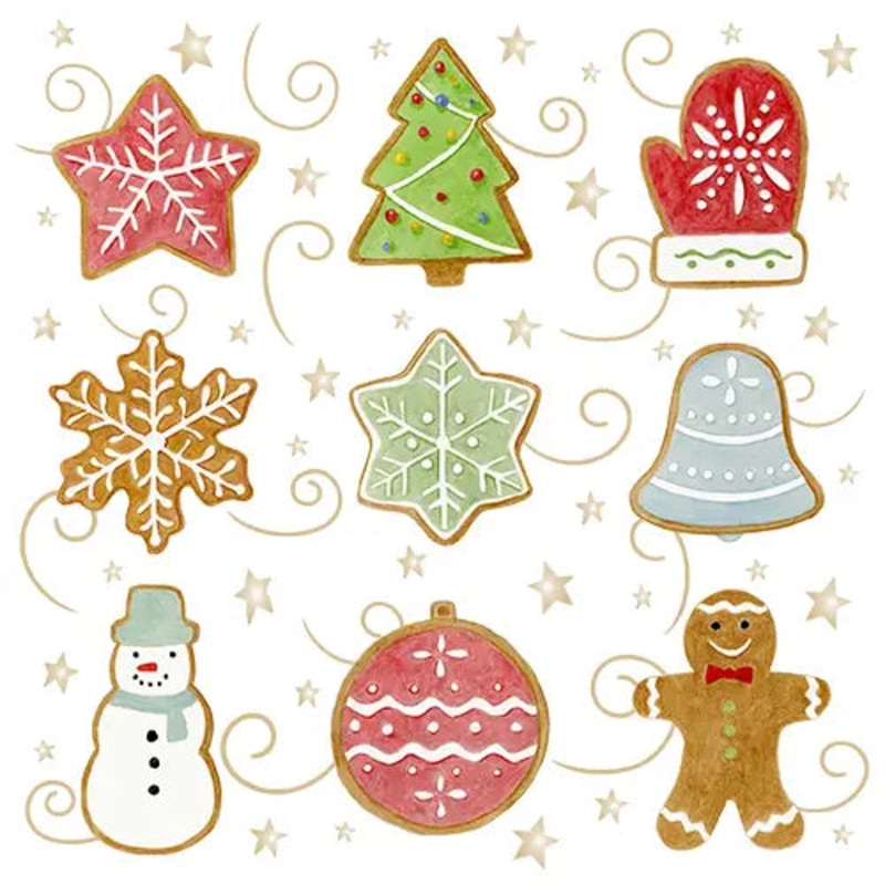 Alice's Cottage Floursack Towel: Sugar Cookies
