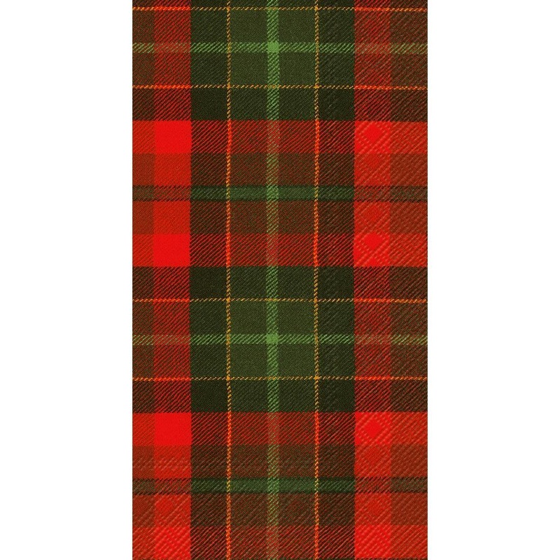 Boston International Dinner Napkins: Tartan Christmas