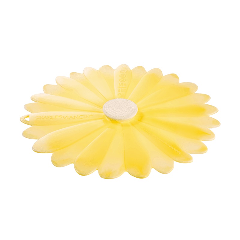 Charles Viancin Daisy Lid:  6", Yellow