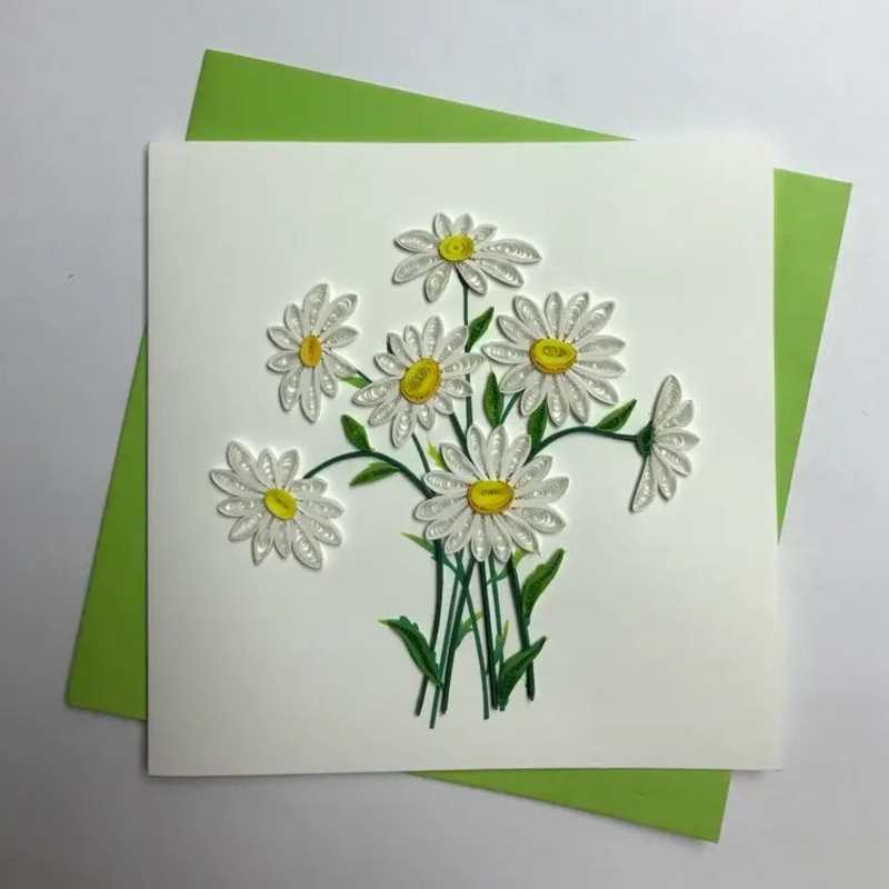 Poppin Paper Cards: Daisy