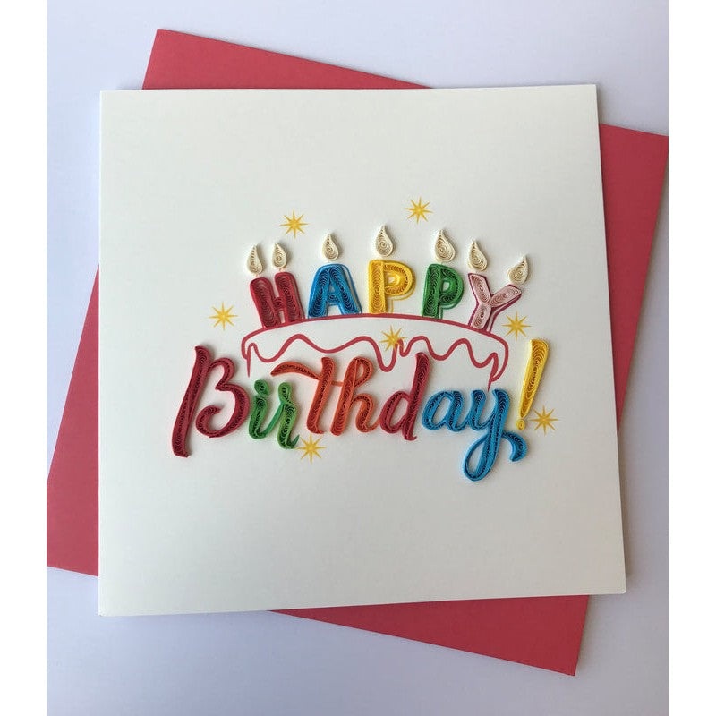 Poppin Paper Cards: Happy Birthday Cake