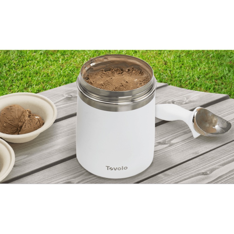 TOVOLO Stainless Steel Traveler: White