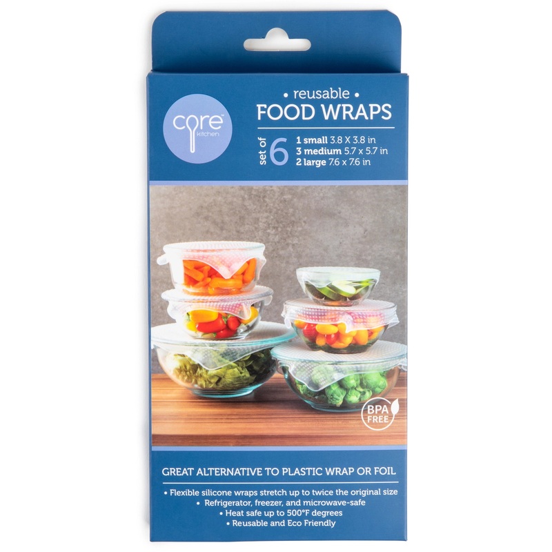 Core Home Reusable Food Wraps (Set of 6)