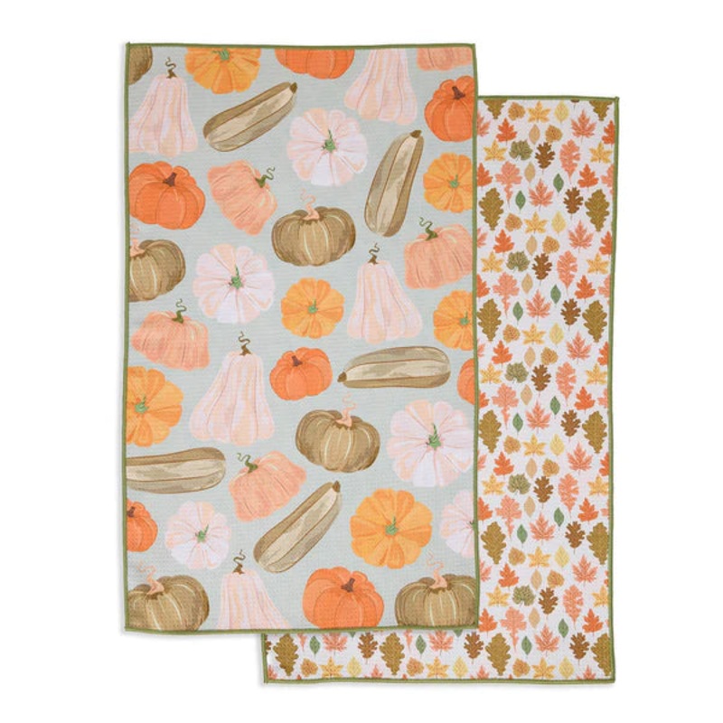 DII Microfiber Dishtowel: Heirloom Pumpkins