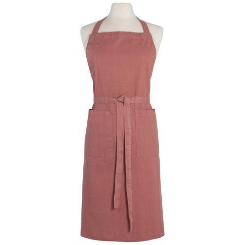 NOW Designs Apron: Heirloom Stonewash, Canyon Rose