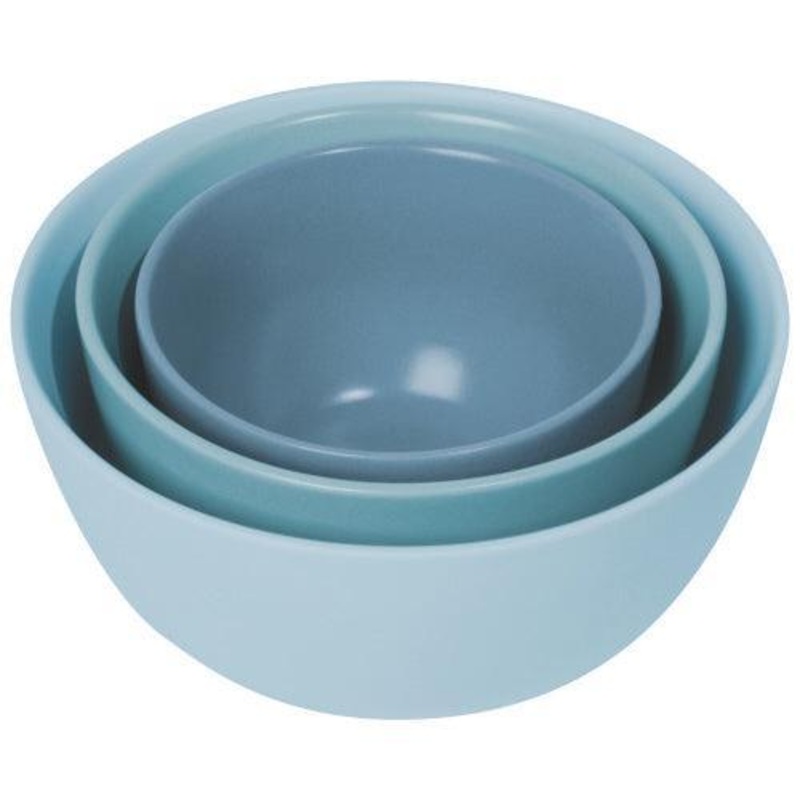 NOW Designs Prep Bowl Set: Robin's Egg Blue