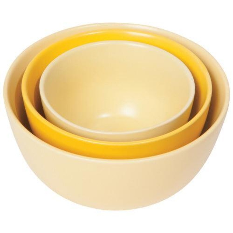 NOW Designs Prep Bowl Set: Sunrise Yellow