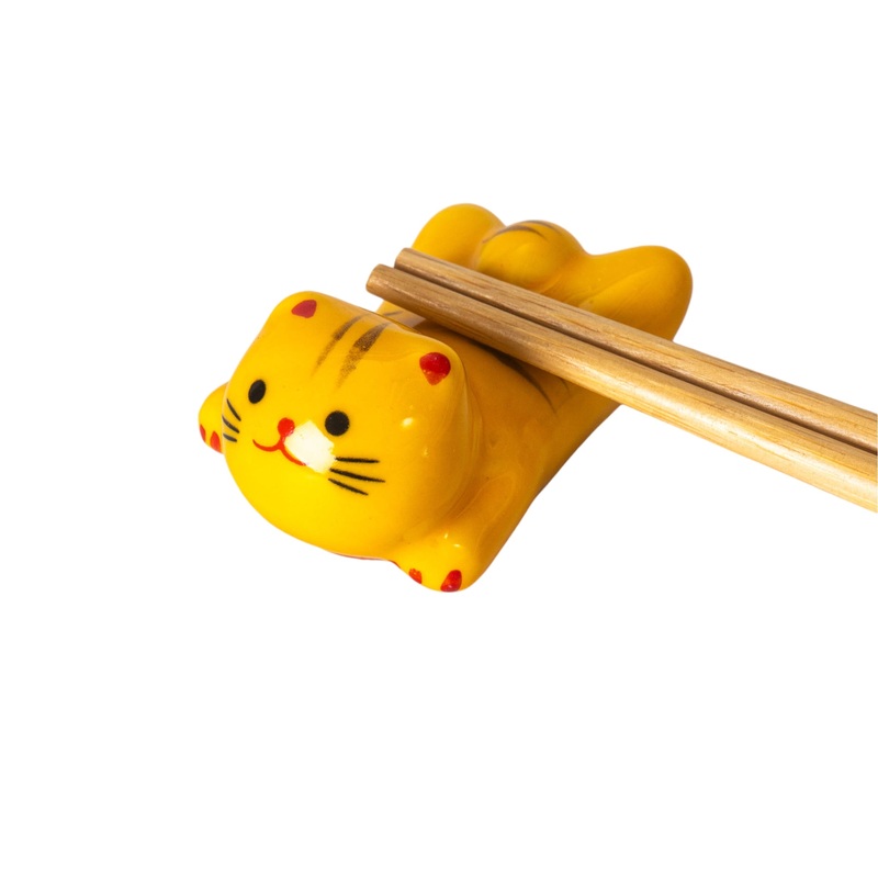 Urban Tokyo Chopstick Rests: Cat, Yellow