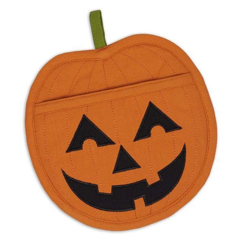 DII Potholder: Jack-O-Lantern