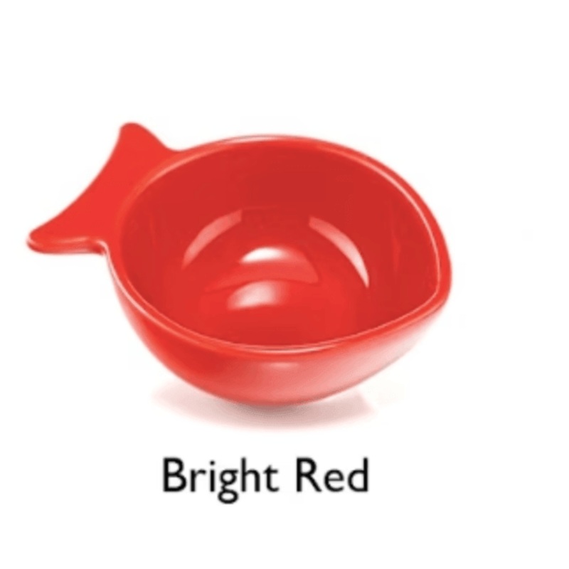 Gurgle Pot Goldfish Dip Bowl: Bright Red