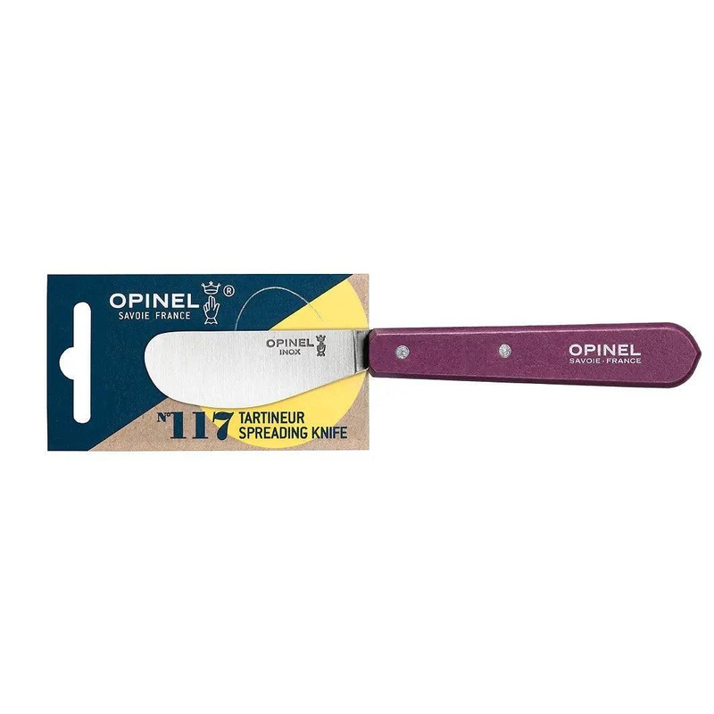 Opinel N117 Spreading Knife: Plum
