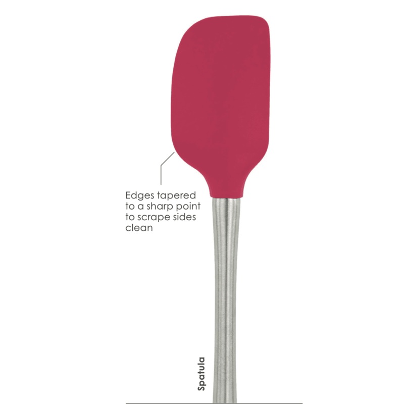 Tovolo Flex-Core Stainless Steel Handle Spatula: Viva Magenta