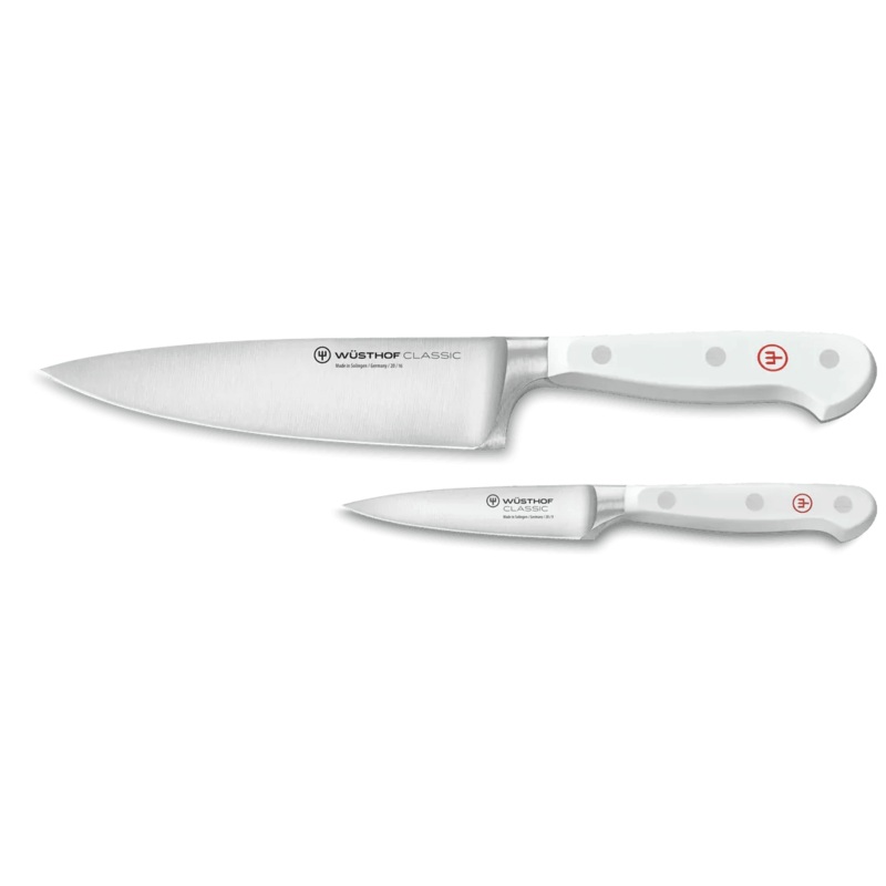 Wusthof Classic White Set:  2 Piece Prep