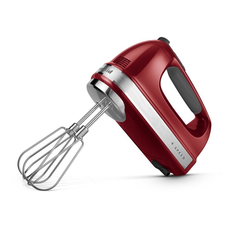 KitchenAid Hand Mixer: 9 Speed, Empire Red