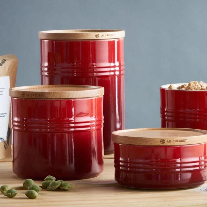 Le Creuset Storage Canister: Cerise