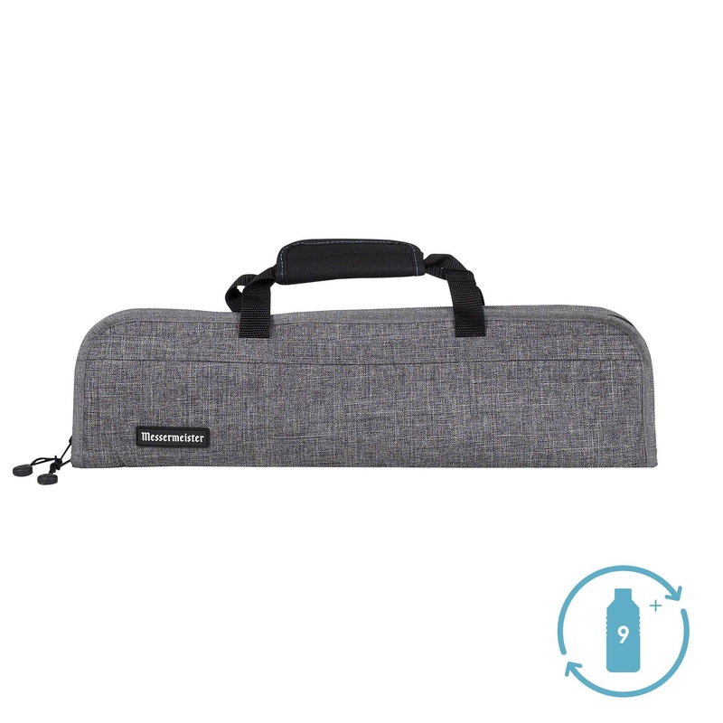 Messermeister Knife Roll:  5 Pocket, Heather Gray