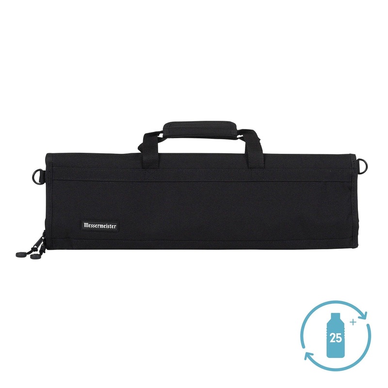Messermeister Knife Roll:  8 Pocket, Black