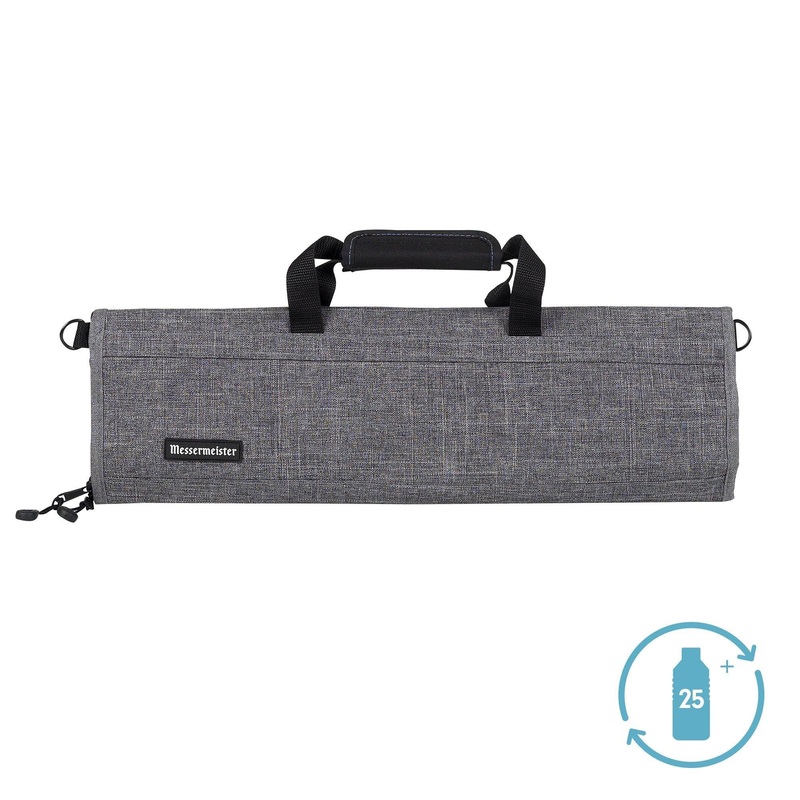 Messermeister Knife Roll:  8 Pocket, Heather Gray