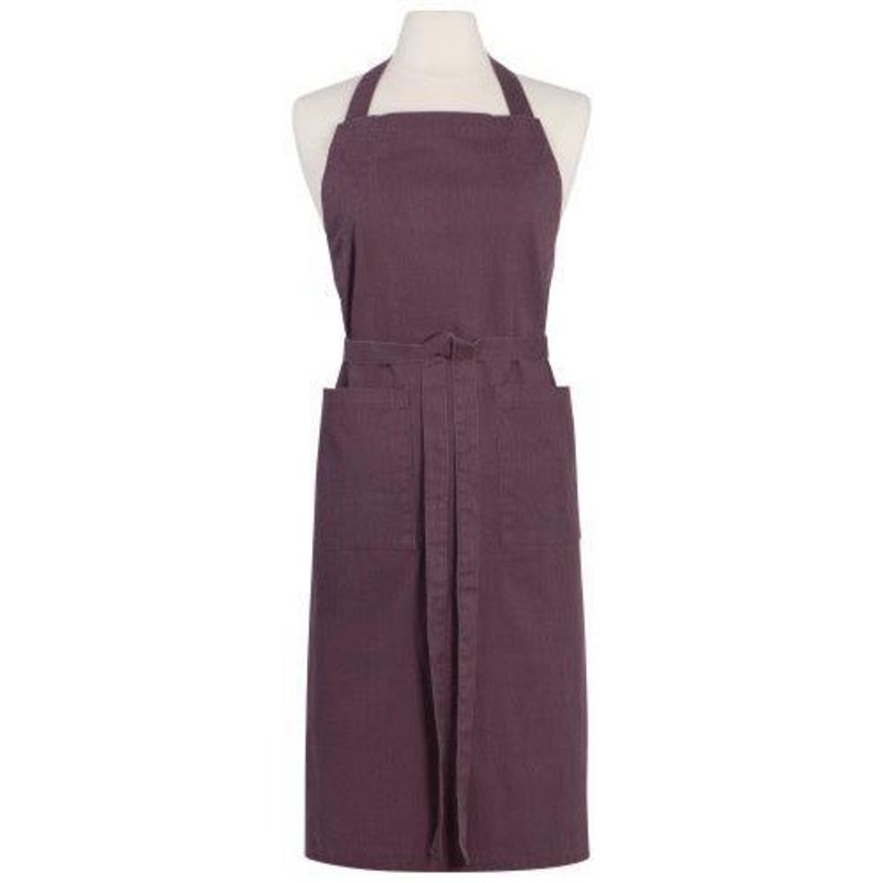 NOW Designs Apron: Heirloom Stonewash, Ash Plum