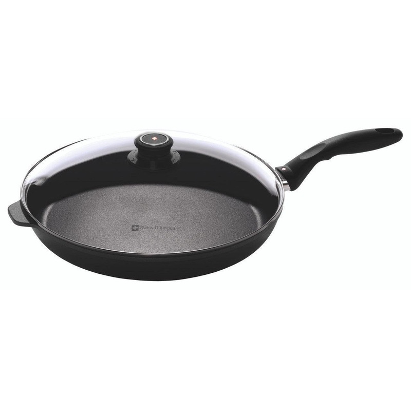 Swiss Diamond XD Fry Pan w/Lid: 12.5"