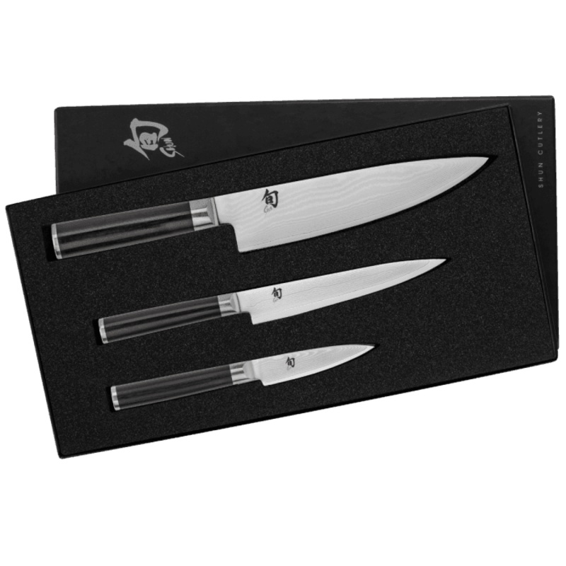 Shun Classic Set: 3 Piece Starter