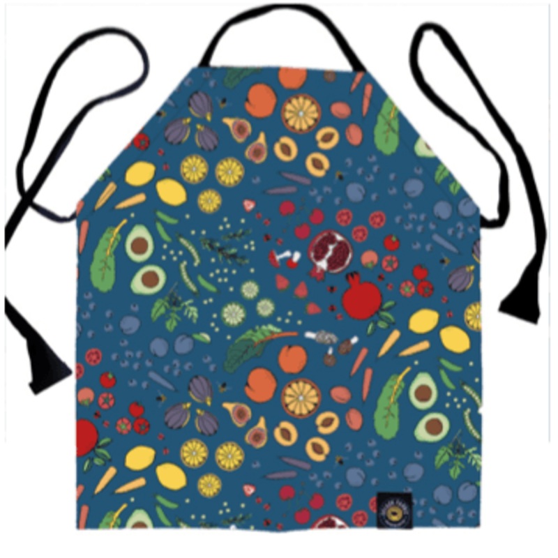 Splash Fabric Kid's Apron: Kale