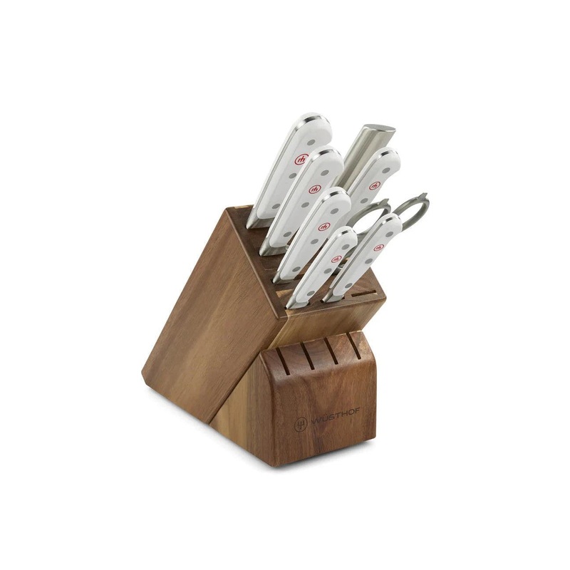 Wusthof Classic White Block Set:  9 Piece
