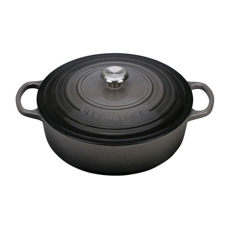 Le Creuset Round Wide Dutch Oven:  6.75 QT, Oyster