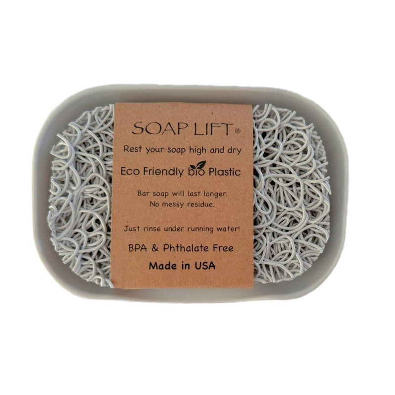Soap Lift Waterfall Dish: Rectangular, Mist