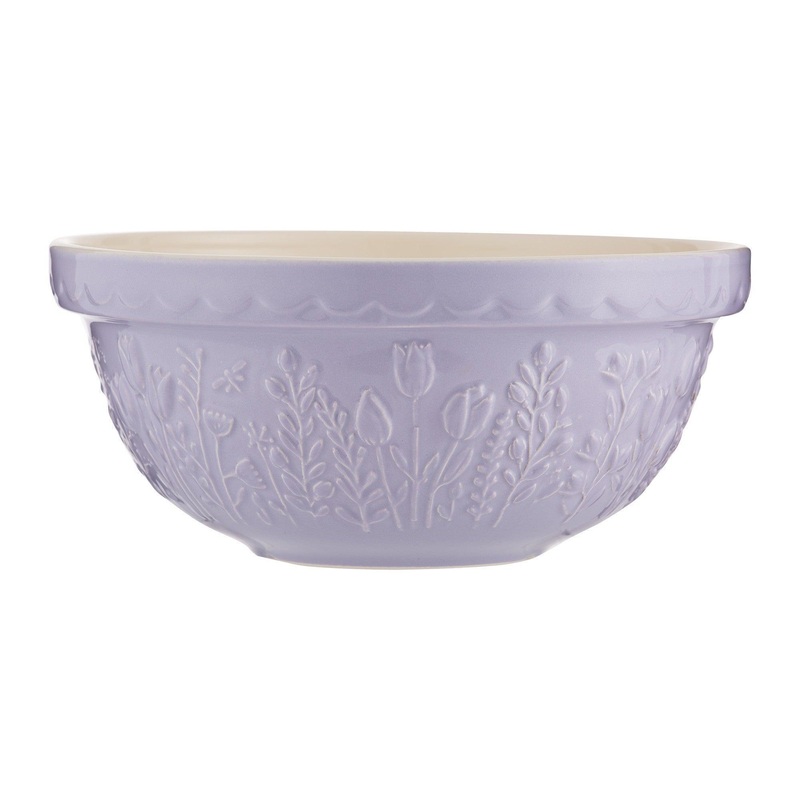 Mason Cash Size 24 Mixing Bowl: In The Meadow, Tulip (Lilac)
