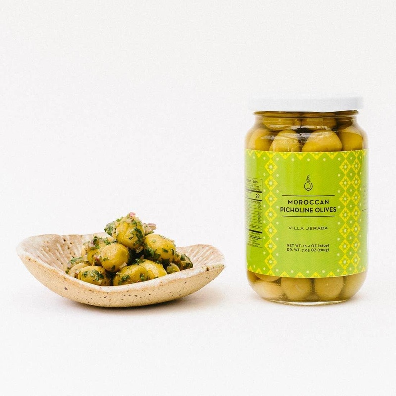 Villa Jerada Picholine Olives - Pitted