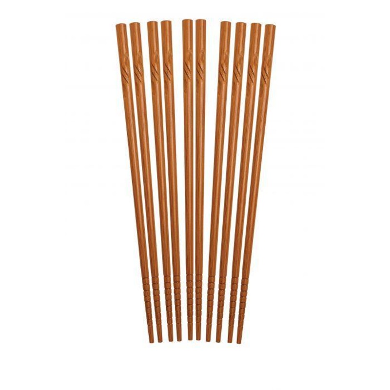 Helen's Asian Kitchen Engraved Chopsticks- 5 Pair