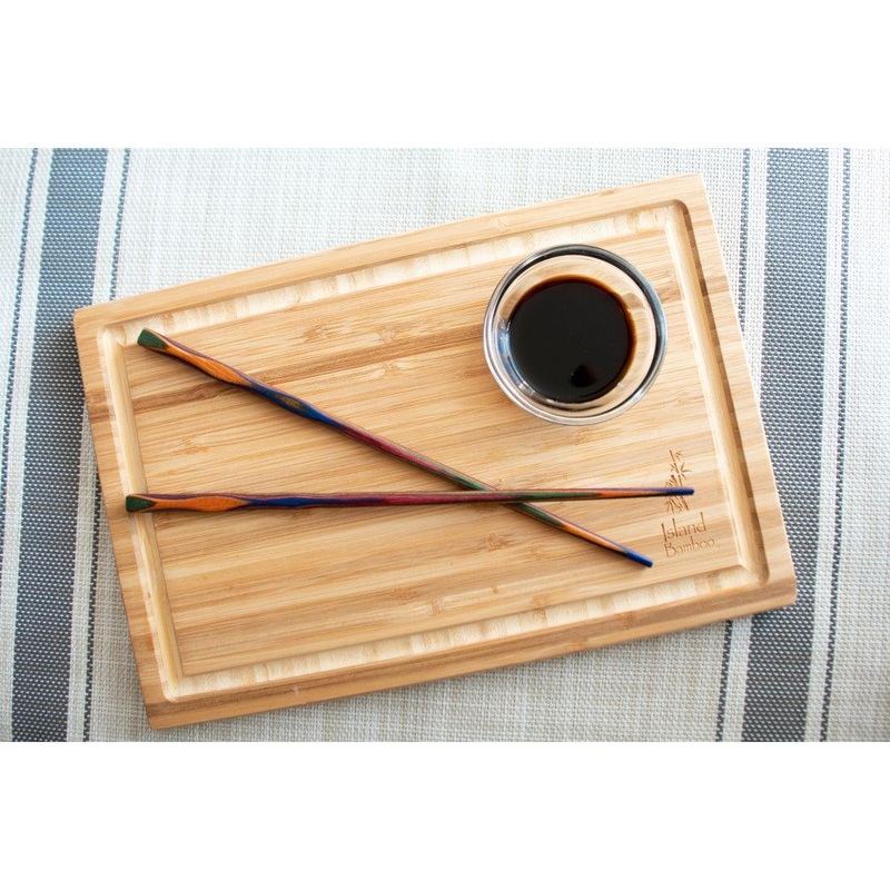 Island Bamboo Chopsticks: 2 pairs, Rainbow