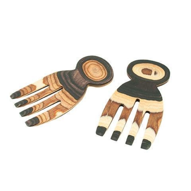 Island Bamboo Salad Hands: Natural