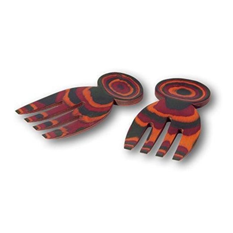 Island Bamboo Salad Hands: Rainbow