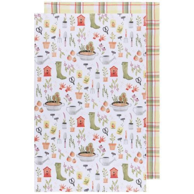 NOW Designs Dishtowels (Set of 2): Garden