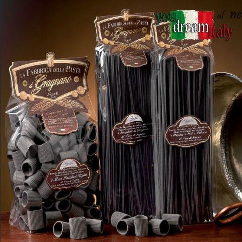 Black Squid Ink Spaghetti by La Fabbrica della Pasta
