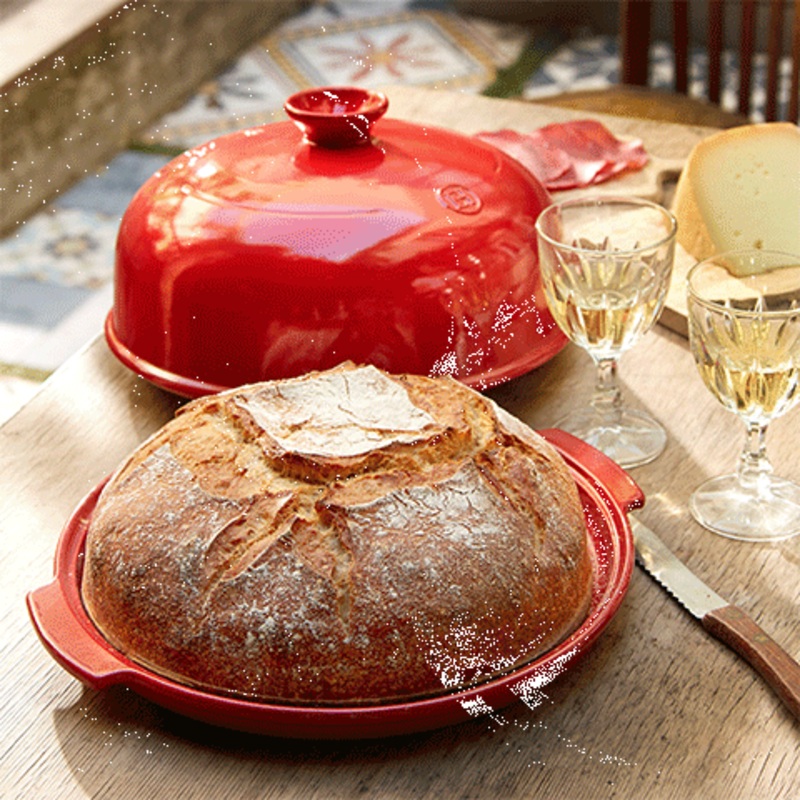 Emile Henry Bread Baker: Cloche, Burgundy