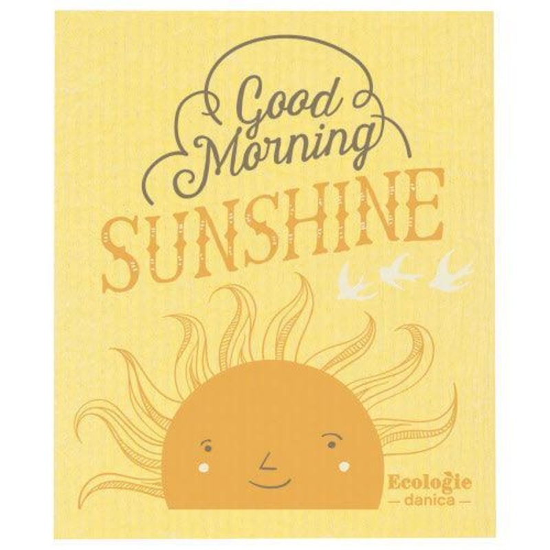 NOW Designs Swedish Dishcloth: Good Morning Sunshine