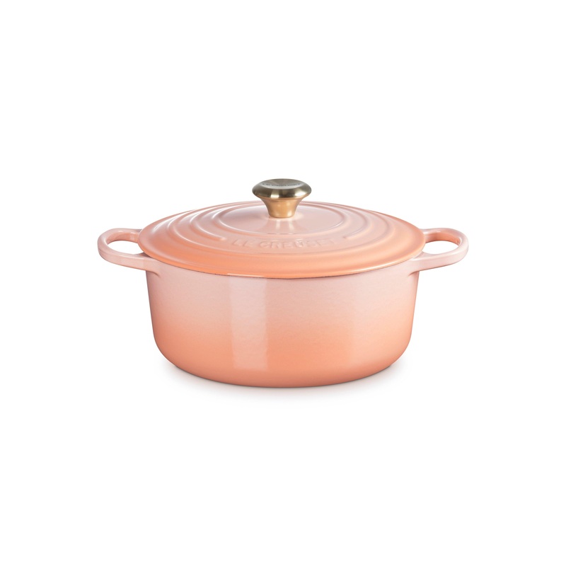 Le Creuset Round Dutch Oven:  5.5 QT, Peche