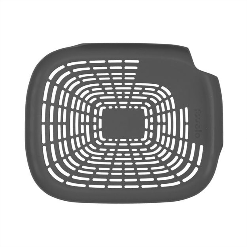 Tovolo Prep N Rinse Flat Colander: Charcoal