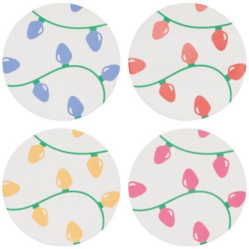 NOW Designs Coaster Set: Holiday Glow