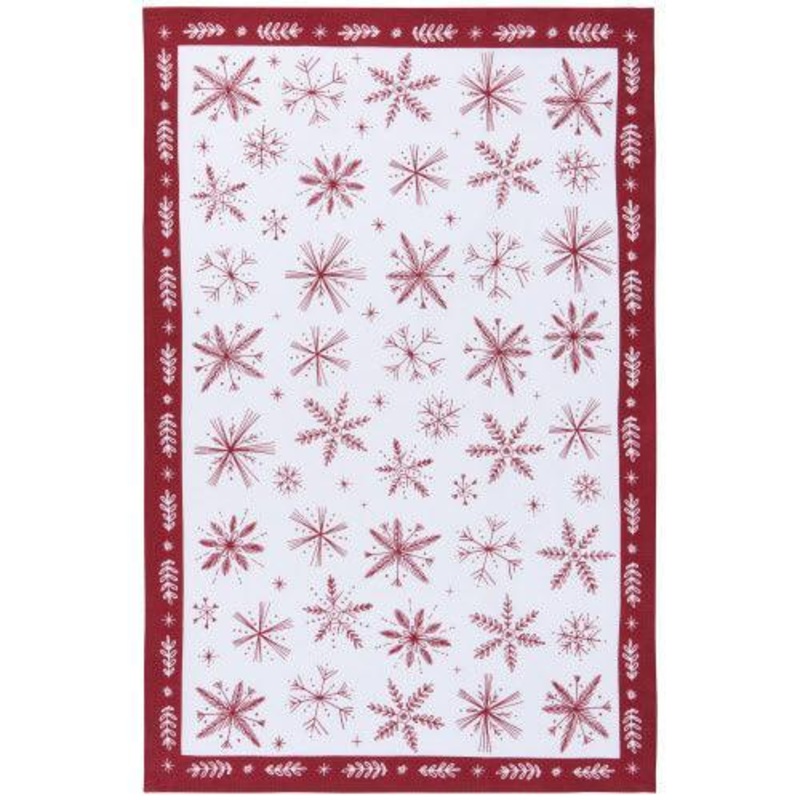 NOW Designs Dishtowel: Snowflakes
